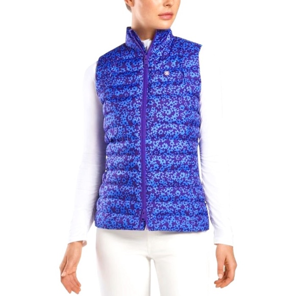 GFore Jackets & Blazers - GFore Padded Vest with Ditzy Floral print.